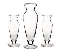 Glass 3 piece Vase Unity Sand Ceremony Set
