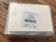 Crane & Co. Cards- Envelopes 25 Pack CC0216 Made in USA Dalton MA Fast Ship
