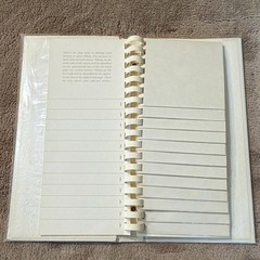 Vintage Hallmark Wedding Photo Album Original Slipcover Floral Embossed