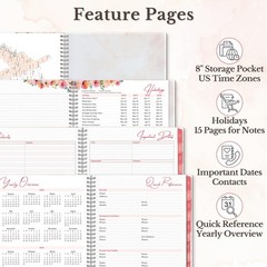 CRANBURY Planner 2026-2027 8.5×11, Academic Year Monthly and Weekly Calendar …