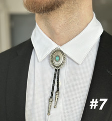 Custom Bolo Tie for Men – Western Cowboy Necklace, Personalized Gift