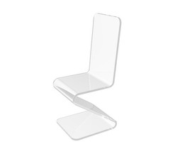 Returned Unit Acrylic Chair (16″x17″x40″) Fully Assembled 250lb Capacity