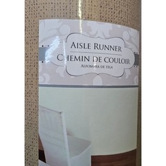 Amsys Aisle Runner 36 in x 100 ft Burlap Style Wedding Event Decor New