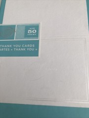 GARTNER STUDIOS THANK YOU CARDS PEARL WHITE CARDS Item 61506