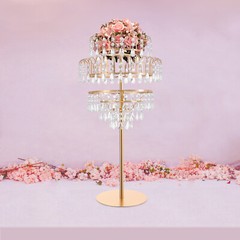 5 Tiers Tabletop Flower Stand Floor Standing Wedding For Wedding Birthday party