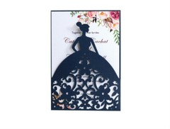 10PCS Laser Cut Party Invitations Sweet 16, Wedding, Quinceanera Party Card