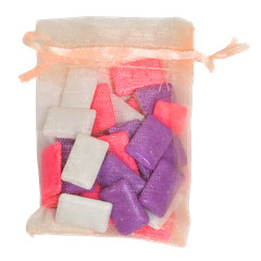 Peach Organza Gift Bags Multiple Sizes in Sets of 20, 50 or 100