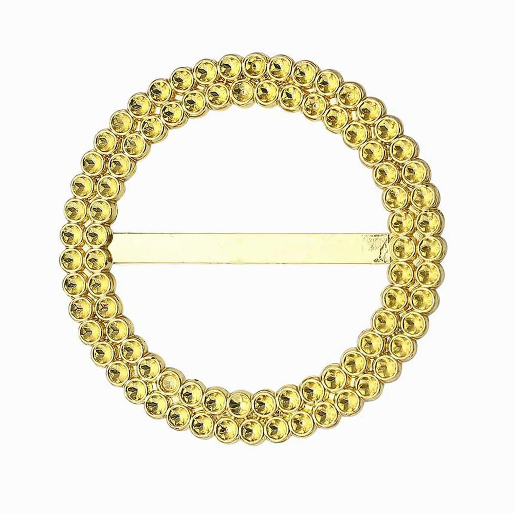 20 Round 2.5 in Diamond Rhinestones Chair Sash BUCKLE PIN Party Decorations