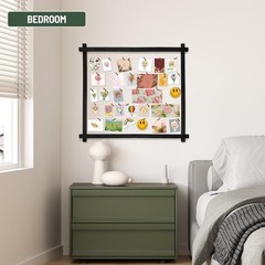 Wood Picture Frames Collage,Photo Display With 30 Clips,Hanging Picture Board…