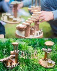 Wood Slices Round Discs Tree Bark Log Wooden Circles Rustic Craft DIY 3cm – 30cm