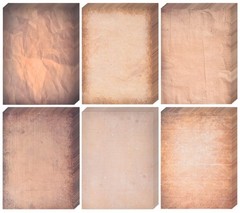 48 Sheets Antique Paper – Classic Aged Vintage – 6 Style