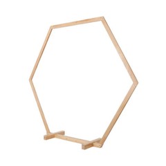 Hexagon Wedding Arch Backdrop Stand Flower Balloon Road Lead Archway Decorative