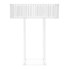 30.7inch Clear Acrylic Flower Stand for Wedding Centerpieces Table decor