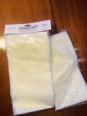 Chair Sash Ensembles Cream, Blue & Orange, Variety -Check details, Pre-tied
