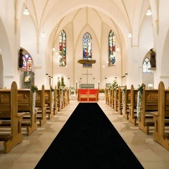 Aisle Runner 1 PCS 4×15 FT Black Velvet Carpet Wedding Party Decor Rug