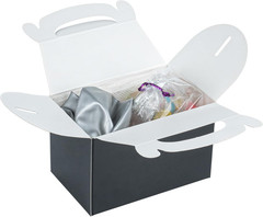 Bio Tek 4 X 2.5 X 2.5 Inch Gable Boxes for Party Favors, 25 Attractive Gift Boxe