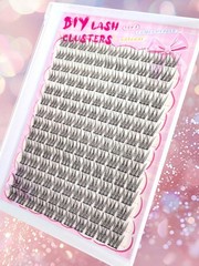 151 Pcs D Curl Natural Wispy Individual Lash Clusters For Daily Use