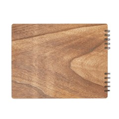 Rustic Wooden Guest Book 112 Pages Wedding Baby Shower Sign In Book Brown Cover