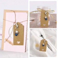 Pack of 20 Wedding Guardian Angel Favours + Organza Bags + Kraft Paper An…
