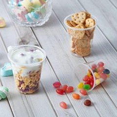 2000 Pack 5 OZ Clear Small Dessert Plastic Cups, 5 5oz-2000pack-clear-cups