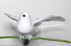 12 White Dove With Feather Wings Wedding Mis 15 Birthday Cake Topper Favors Gift