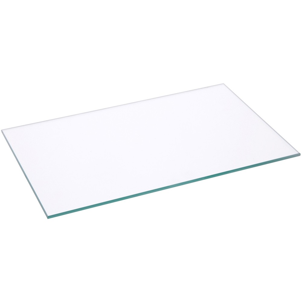 Plymor 5″ x 8″ Rectangle, 3mm Thick Non-Beveled Clear Glass