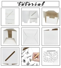 2 PCS White DIY Gift Card Box Holder Wedding Baby Shower Birthday Party