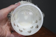 Vintage Art Deco Wedding Topper Sugar Sculpture Groom Bride Bell Lace Stand