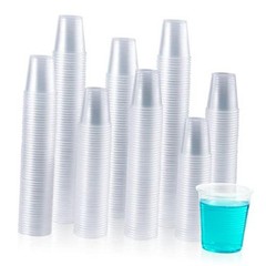 2000 Pack 3 OZ Cold Clear Small Plastic Cups, 3 Ounce 3oz-2000pack-clear-cups