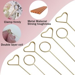 40Pcs Floral Pick Card Holder, Card Holder for Flower Arrangement, Gift Card Tre