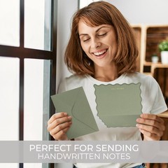 Beautiful Thank You Cards Set of 30 With Envelopes and Stickers – Elegant Bla…