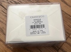 Crane & Co. Cards- Envelopes 25 Pack CC0216 Made in USA Dalton MA Fast Ship