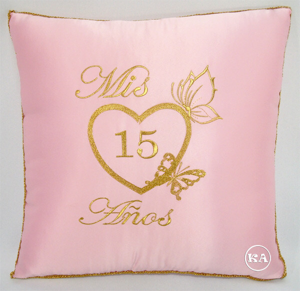 NEW! Quinceanera Kneeling pillow Butterfly Theme – cojin para quinceanera