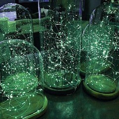 90″ Green Fairy LED Lights Garland Battery Wedding Centerpieces Decoration SALE