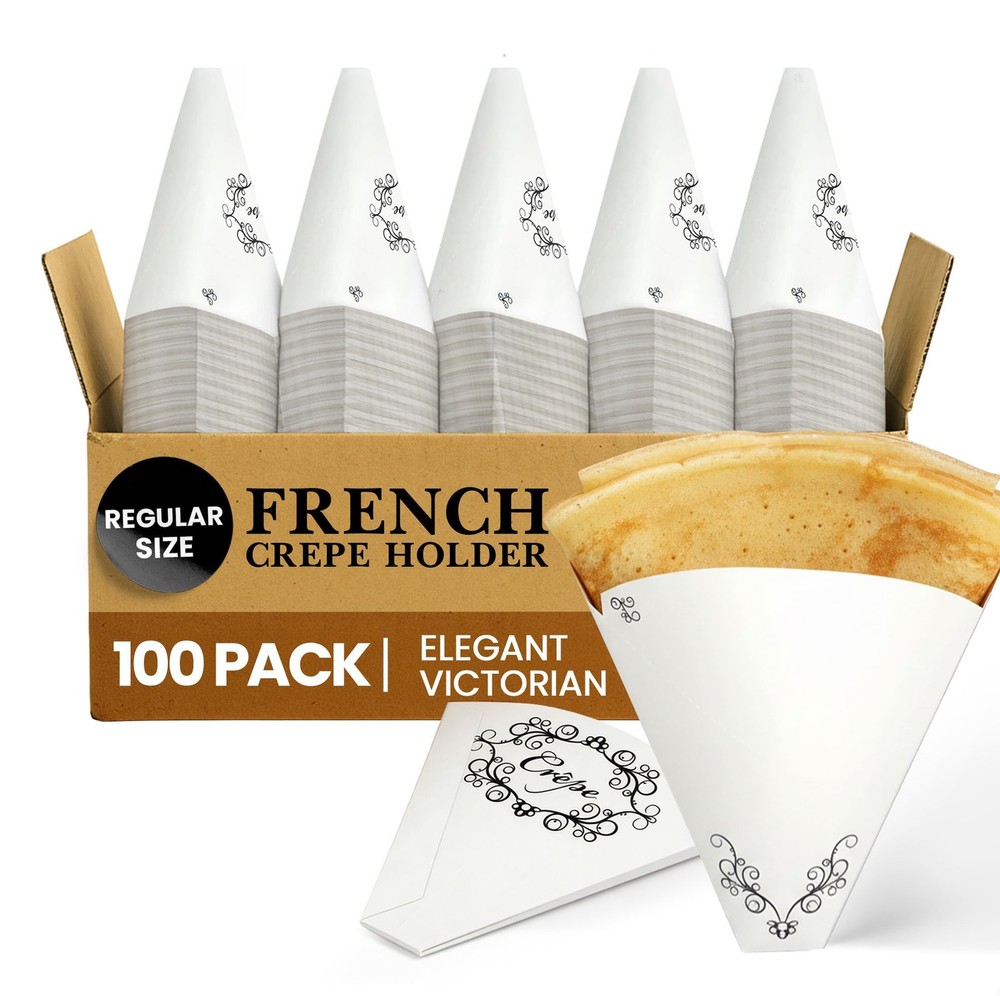 Friteshop Inc. Friteshop 7X7 Inch 100 Pack Elegant Victorian Regular French