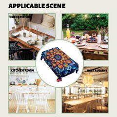Mandala Decorative Rectangle Table Cloth 70″ x 52″ (Rectangular), Mandala_20