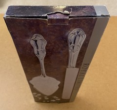 Vtg Royal Limited Cake Knife Pastry Server Silverplated 838/2 Scrolls 2 Pc Box