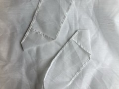 VTG 1950’s Set Of 2 Wedding Or Server Aprons Lace White And Apricot Colors MCM