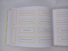 Hallmark Wedding Birthday Party Event Guest Book Arabesque Pattern Guestbook