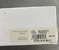 Vera Wang “Love Knots” Cake & Trowel Set / Cake Serving Set