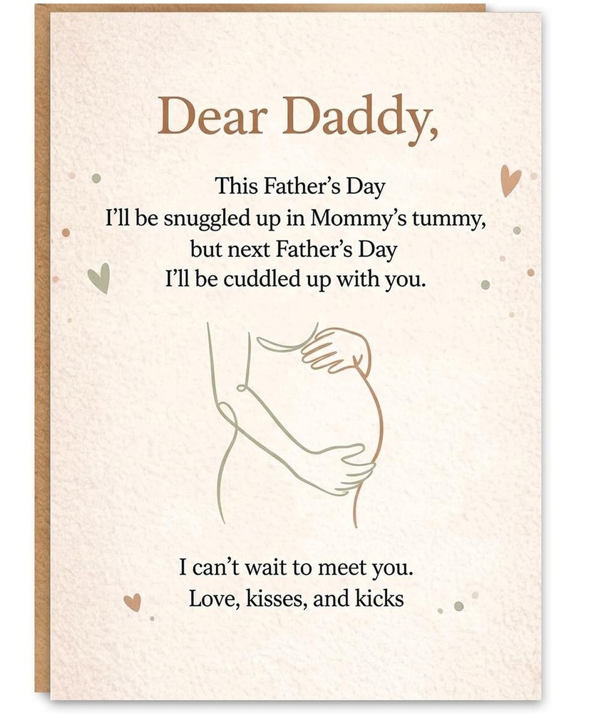 Fathers Day Card for Dad to Be, Father to Be Fathers Day Card, Fathers Day Gi…
