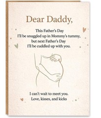 Fathers Day Card for Dad to Be, Father to Be Fathers Day Card, Fathers Day Gi…