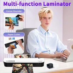 13″ Thermal Laminator, A3/A4 Anti-Jam Laminating Kit, 6-in-1 Multifunctional …