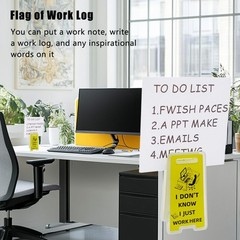 10 Pack Note Holder Clips Funny Sticky (12 x 18) inch, Yellow
