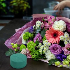 6 Pcs Floral Foam Flower Mud Water Absorb For Birthday Party Decor