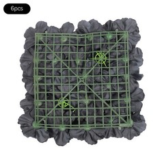 6Pcs Artificial Flower Wall Panels Backdrop Bouquet Wedding Party Background