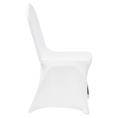 VEVOR 50PCS White Stretch Spandex Folding Chair Covers for Wedding Party Dining