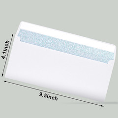 72 Packs #10 Envelopes, Business Envelopes, Envelopes Self Seal, Security Envelo