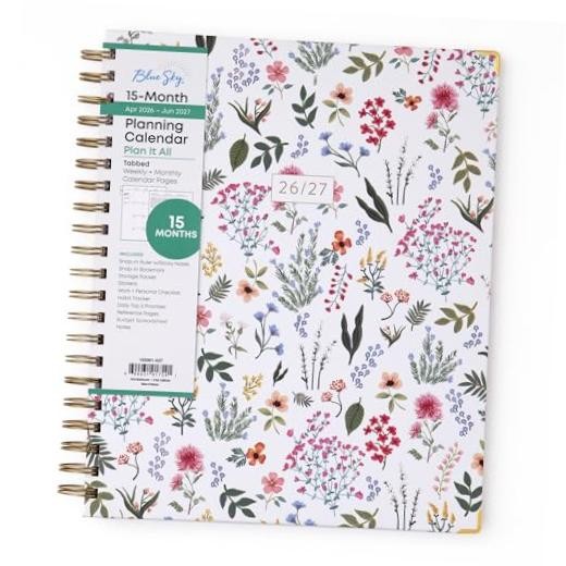15 Month 2026-2027 Weekly and Monthly 8.5″ x 11″ Londonberry- 2026/2027