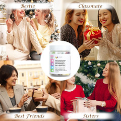 Friendship Messages in a Bottle（5Oz）,Friendship Gifts for Your Bestfriend,Women,